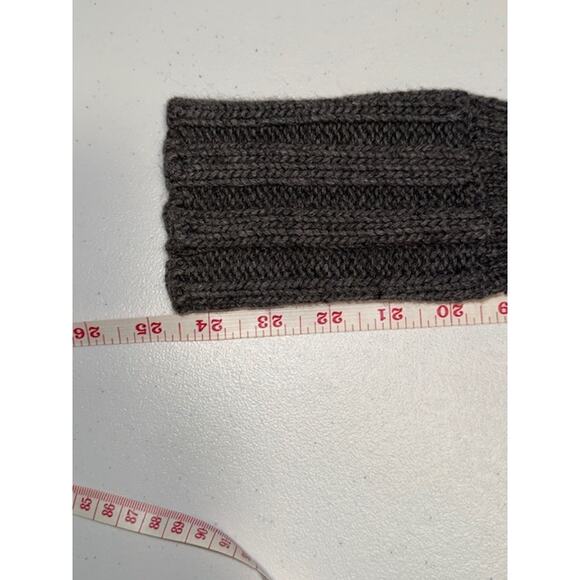 Hollister Gray Knit Long Sleeve Slim Cardigan Sweater Size Medium - Picture 7 of 9